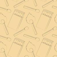 Seamless vector pattern with safety and box match