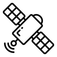 satellite vector line icon, school and education icon