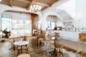 Resumen borroso cafetería cafetería y restaurante foto