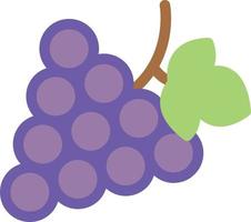 ilustración vectorial de uvas en un fondo. símbolos de calidad premium. iconos vectoriales para concepto y diseño gráfico. vector