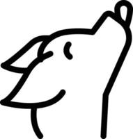 dog vector illustration on a background.Premium quality symbols.vector icons for concept and graphic design.