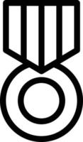 ilustración de vector de medalla en un fondo. símbolos de calidad premium. iconos vectoriales para concepto y diseño gráfico.