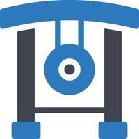 gong vector illustration on a background.Premium quality symbols.vector icons for concept and graphic design.