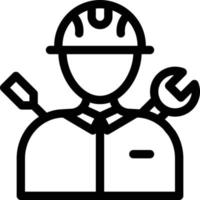 engineer vector illustration on a background.Premium quality symbols.vector icons for concept and graphic design.