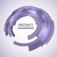 Ultra violet technology abstract circle background. Easy to edit design template for your projects. Vector illustration.