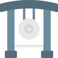 gong vector illustration on a background.Premium quality symbols.vector icons for concept and graphic design.