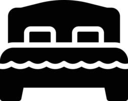 double bed vector illustration on a background.Premium quality symbols.vector icons for concept and graphic design.