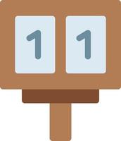 scoreboard vector illustration on a background.Premium quality symbols.vector icons for concept and graphic design.