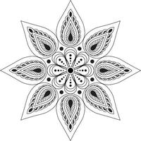 Mandala coloring pages vector