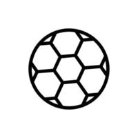 Ball icon vector. sport , soccer, football. line icon style. simple design editable. Design simple illustration vector