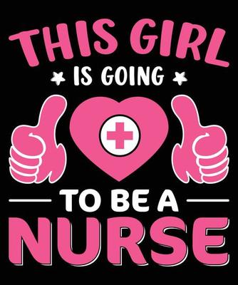 Nurse Typography T-Shirt Design.