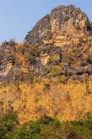 Rocky mountain tops and drought. photo