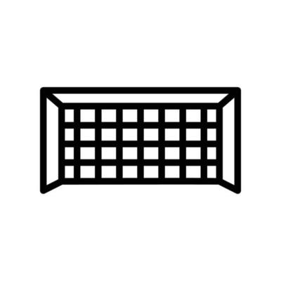 Soccer goal icon vector. sport , soccer, football. line icon style. simple design editable. Design simple illustration
