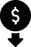 decrease vector illustration on a background.Premium quality symbols.vector icons for concept and graphic design.