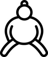 ilustración vectorial de sumo en un fondo. símbolos de calidad premium. iconos vectoriales para concepto y diseño gráfico. vector