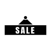 Sale icon. solid icon style. suitable for business icon. simple design editable. Design template vector