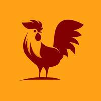 Rooster,hen,chicken  animal poultry farm character vector illustration.