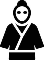 ilustración vectorial de kimono en un fondo. símbolos de calidad premium. iconos vectoriales para concepto y diseño gráfico. vector