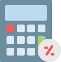 calculator vector illustration on a background.Premium quality symbols.vector icons for concept and graphic design.