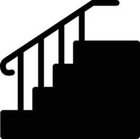 ilustración vectorial de escaleras en un fondo. símbolos de calidad premium. iconos vectoriales para concepto y diseño gráfico. vector