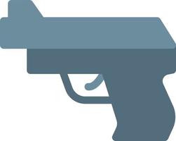 ilustración de vector de pistola en un fondo. símbolos de calidad premium. iconos vectoriales para concepto y diseño gráfico.