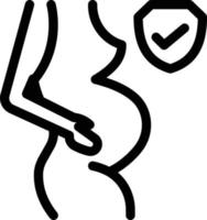 pregnancy vector illustration on a background.Premium quality symbols.vector icons for concept and graphic design.