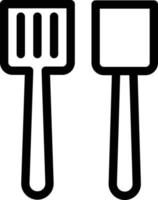 spatula vector illustration on a background.Premium quality symbols.vector icons for concept and graphic design.