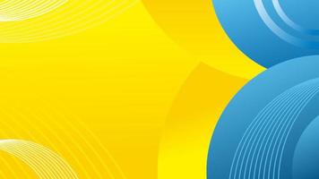 Yellow background with Blue effect, Yellow and blue background, for your banner and presentation vector