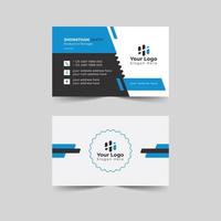 Modern Business Card Design Template with Multipurpose use vector