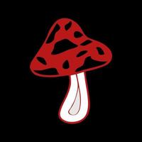 mushroom fly agaric vector