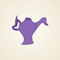 teapot without lid vector