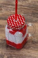 Red currant smoothie with chia