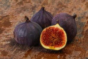 Ripe sweet fresh fig fruit photo