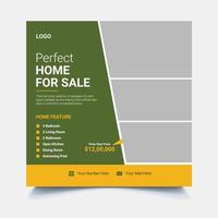 Real estate template design vector