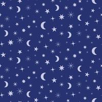 Moon And Stars Pattern Vector Art, Icons, and Graphics for Free Download
