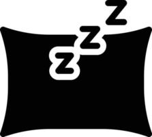 ilustración de vector de almohada en un fondo. símbolos de calidad premium. iconos vectoriales para concepto y diseño gráfico.