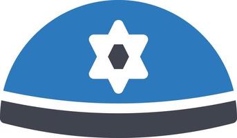kippah vector illustration on a background.Premium quality symbols.vector icons for concept and graphic design.