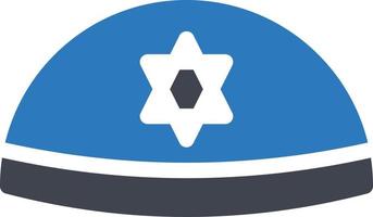 kippah vector illustration on a background.Premium quality symbols.vector icons for concept and graphic design.