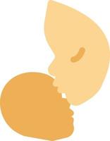 baby kiss vector illustration on a background.Premium quality symbols.vector icons for concept and graphic design.