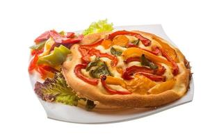 Pizza with bulgarian pepper photo