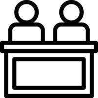 jury vector illustration on a background.Premium quality symbols.vector icons for concept and graphic design.