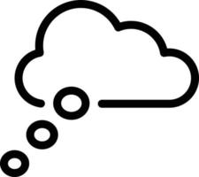 ilustración de vector de nube en un fondo. símbolos de calidad premium. iconos vectoriales para concepto y diseño gráfico.