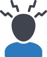 stress vector illustration on a background.Premium quality symbols.vector icons for concept and graphic design.