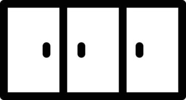 ilustración de vector de gabinete en un fondo. símbolos de calidad premium. iconos vectoriales para concepto y diseño gráfico.