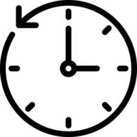 clock reload vector illustration on a background.Premium quality symbols.vector icons for concept and graphic design.