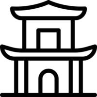 pagoda vector illustration on a background.Premium quality symbols.vector icons for concept and graphic design.