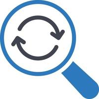 search reload vector illustration on a background.Premium quality symbols.vector icons for concept and graphic design.