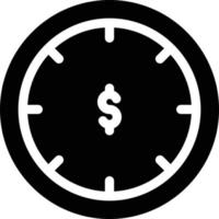 ilustración de vector de dólar en un fondo. símbolos de calidad premium. iconos vectoriales para concepto y diseño gráfico.