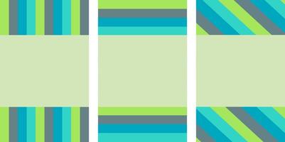 A set of abstract backgrounds. Bright pattern with stripes. Design for text, post, website, presentation, story. vector