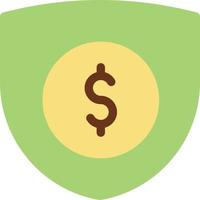 dollar shield vector illustration on a background.Premium quality symbols.vector icons for concept and graphic design.